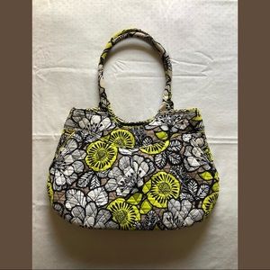 GREEN AND BROWN VERA BRADLEY PURSE